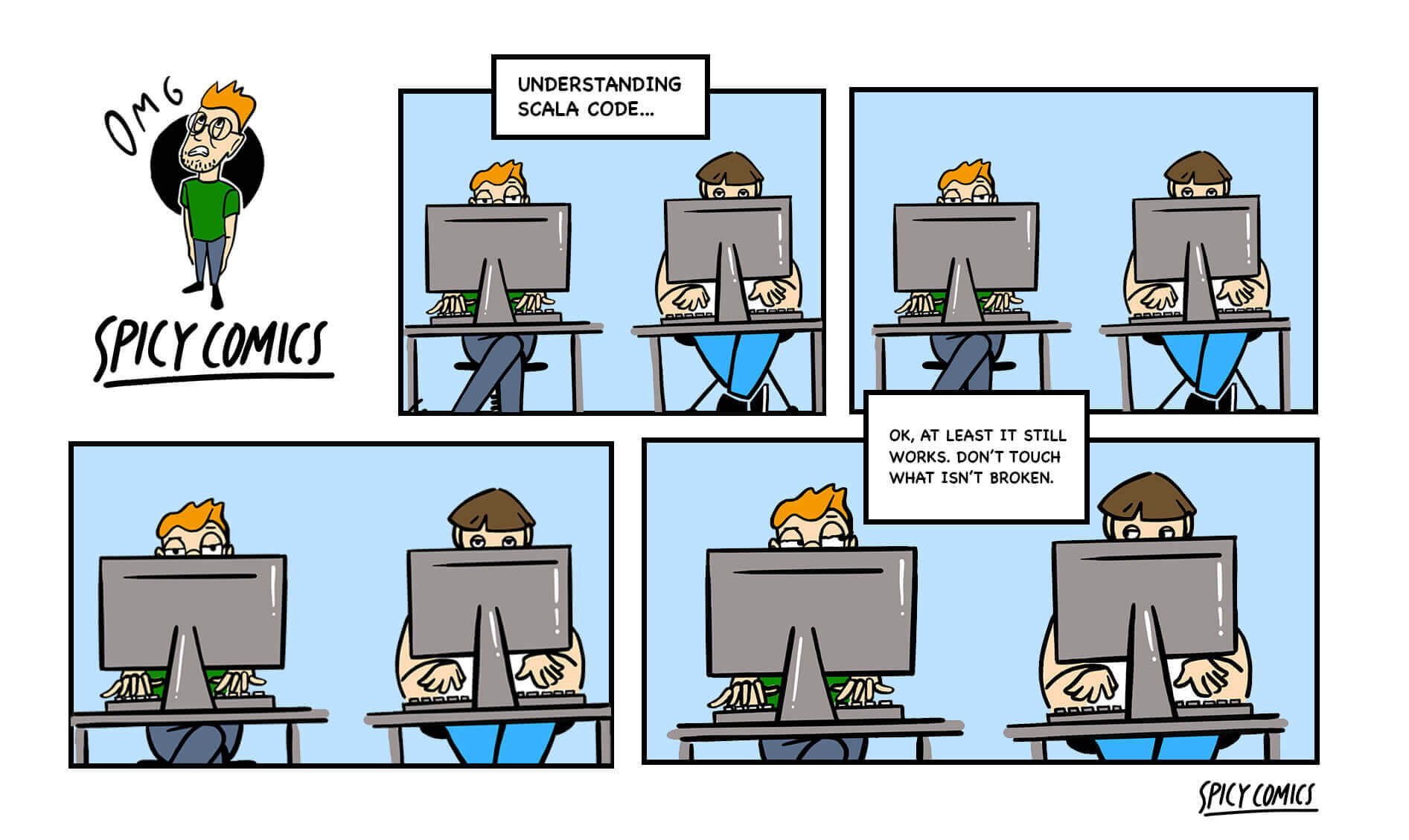 Spicy Comic #8 - Scala code.. you know that feeling..