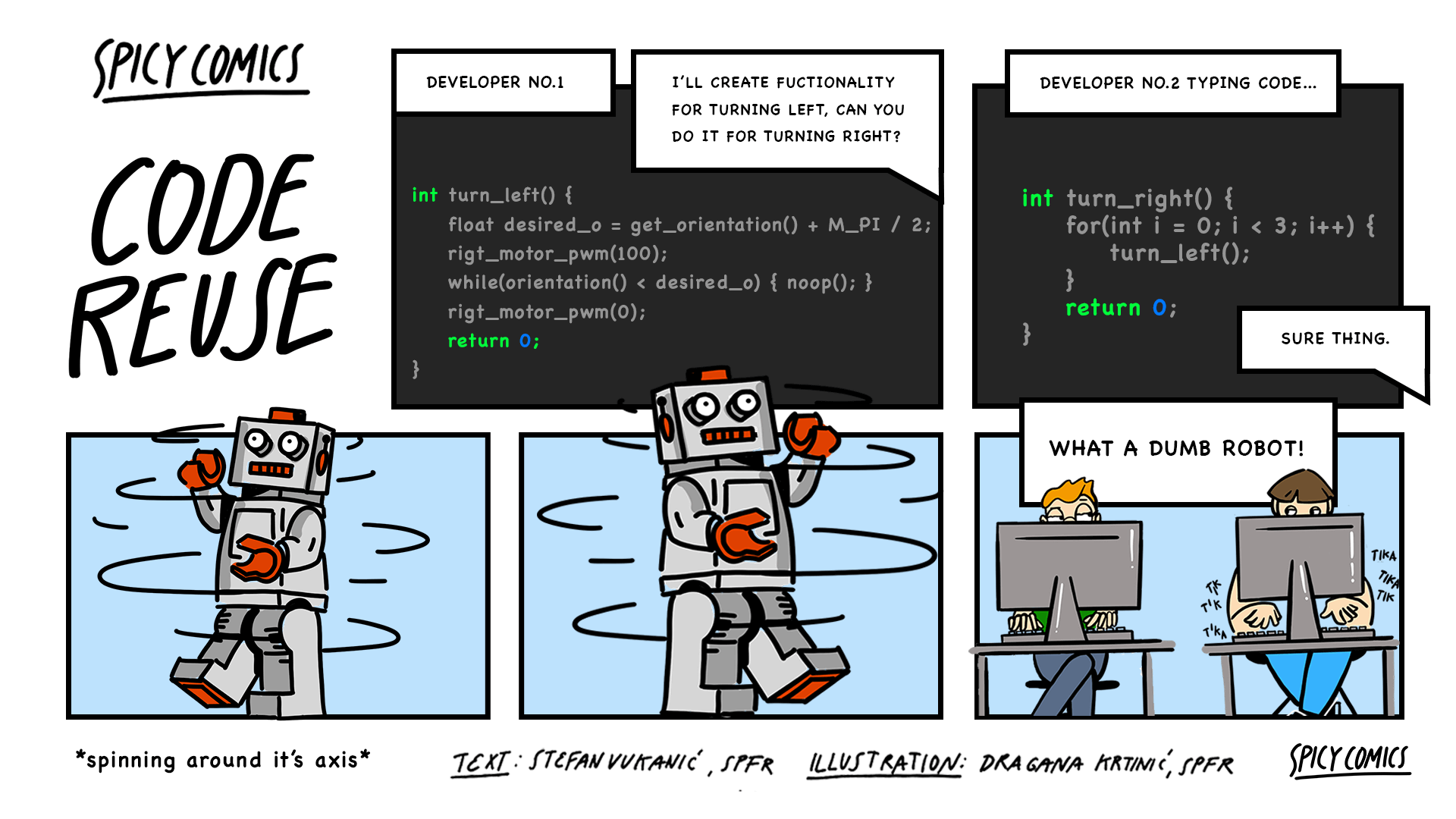 Spicy Comic #10 - Code Reuse