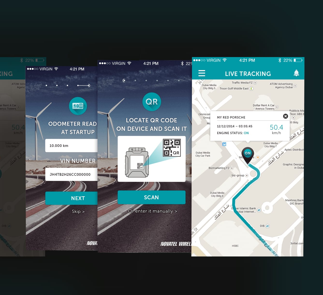 Vehicle tracking application