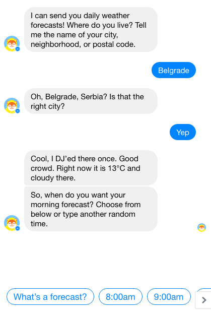 Poncho: Onboarding and Bot Personality