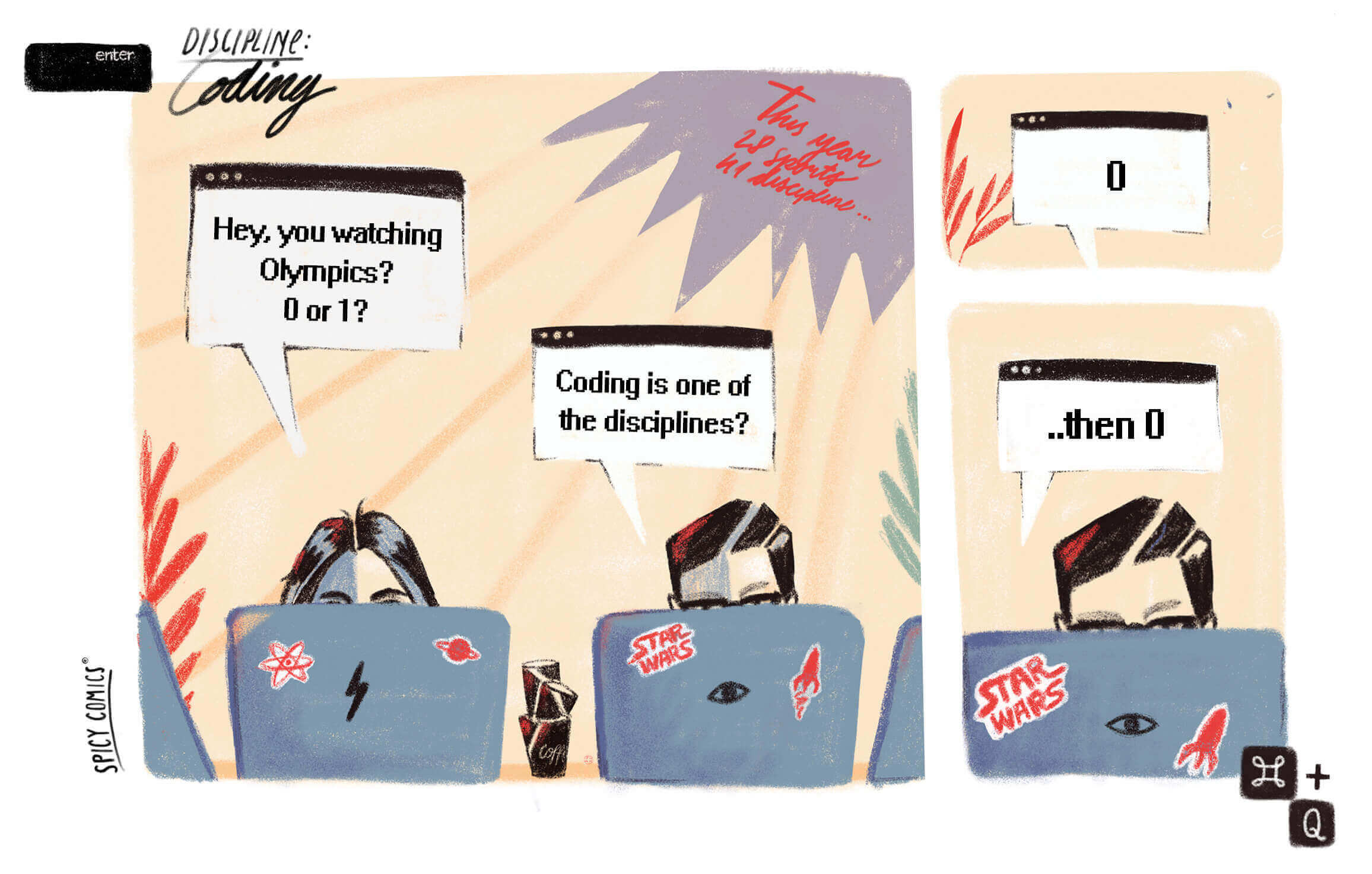 Spicy Comic #1 Discipline Coding