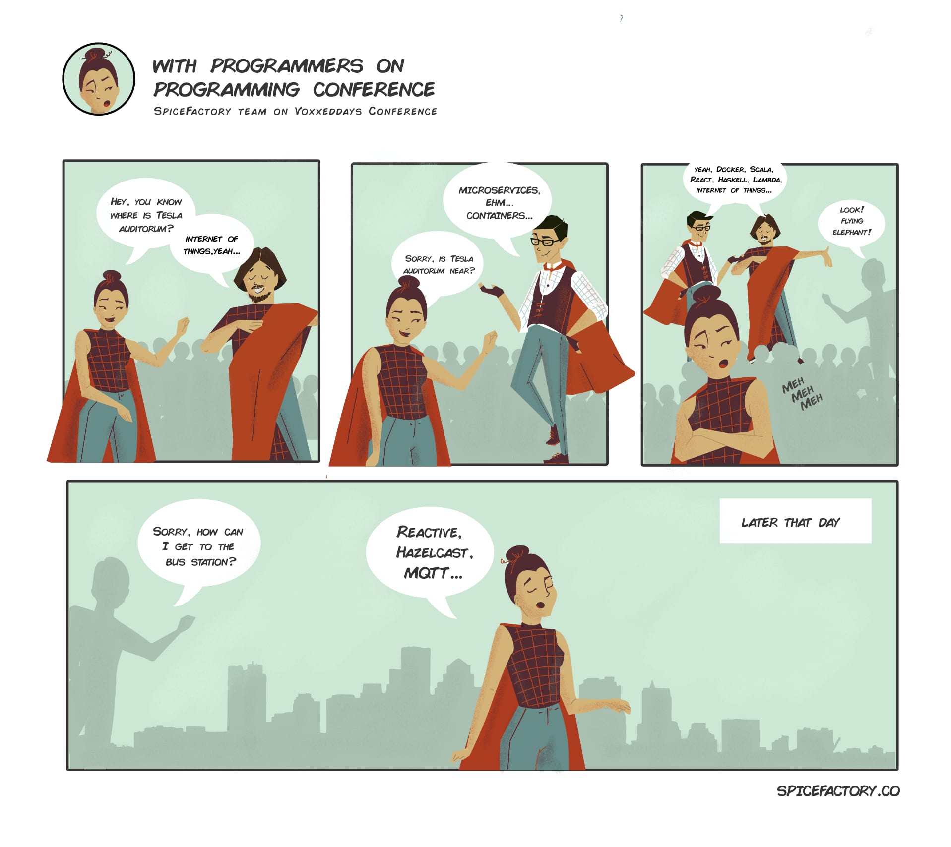 Spicy Comic #4 With Programmers on Programming Conference