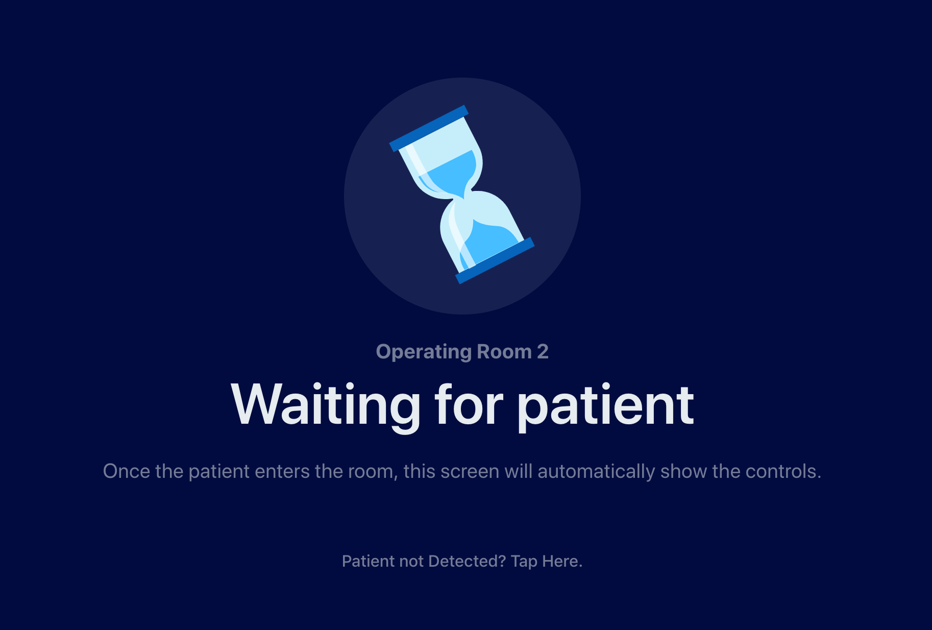 View by Ospitek waiting for patient empty state