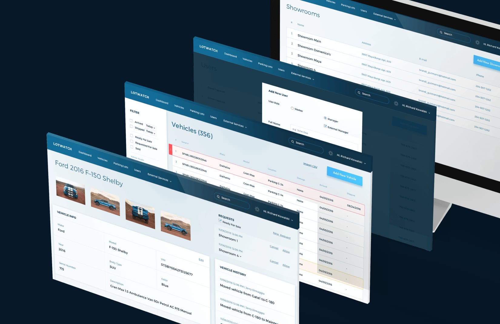 Real-time parking lot management system