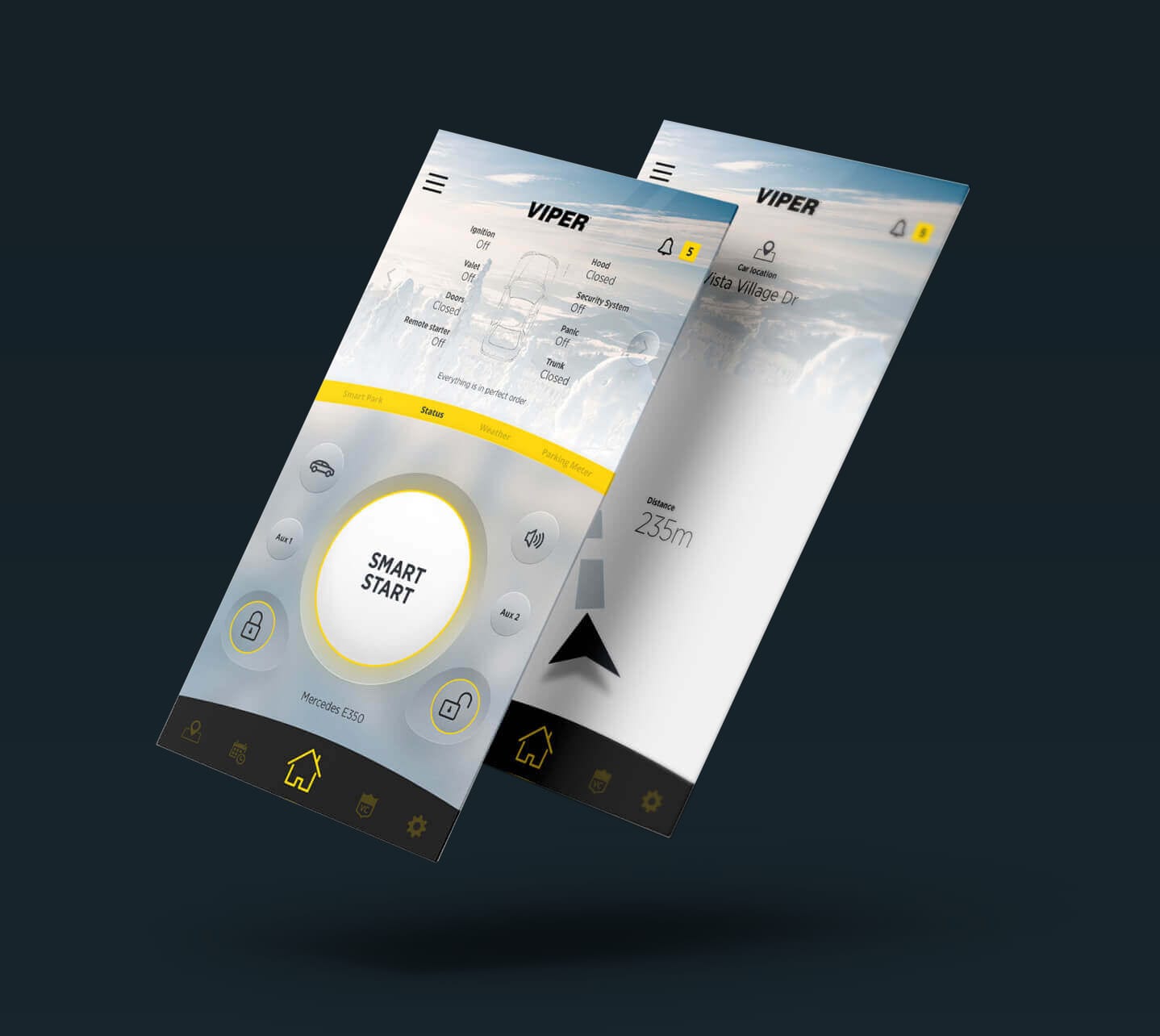 UX/UI for a smart car application