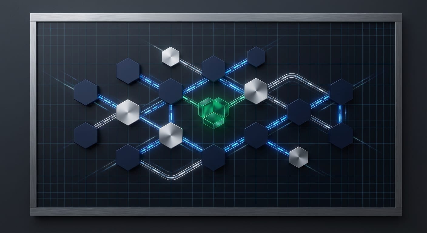 Abstract financial transaction flow visualization