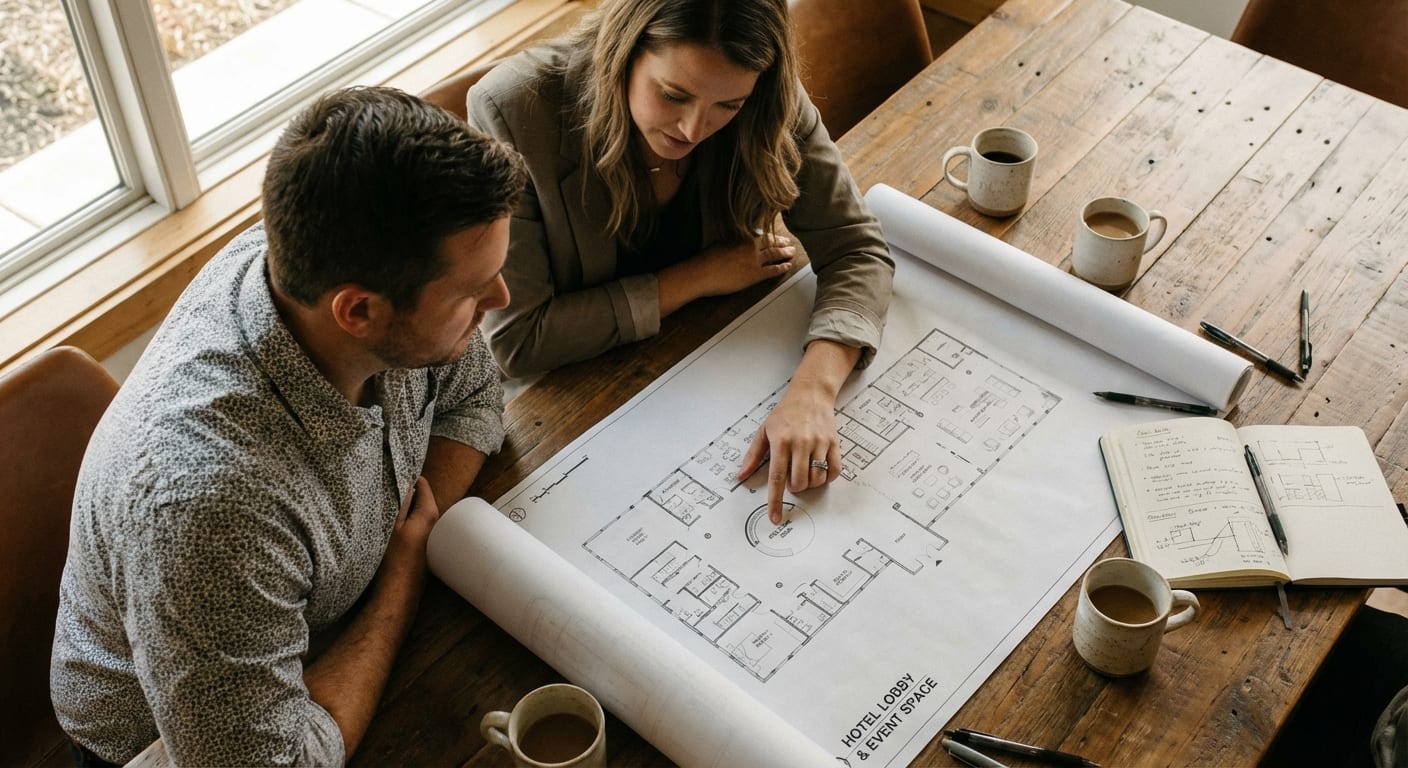 Team planning guest experience