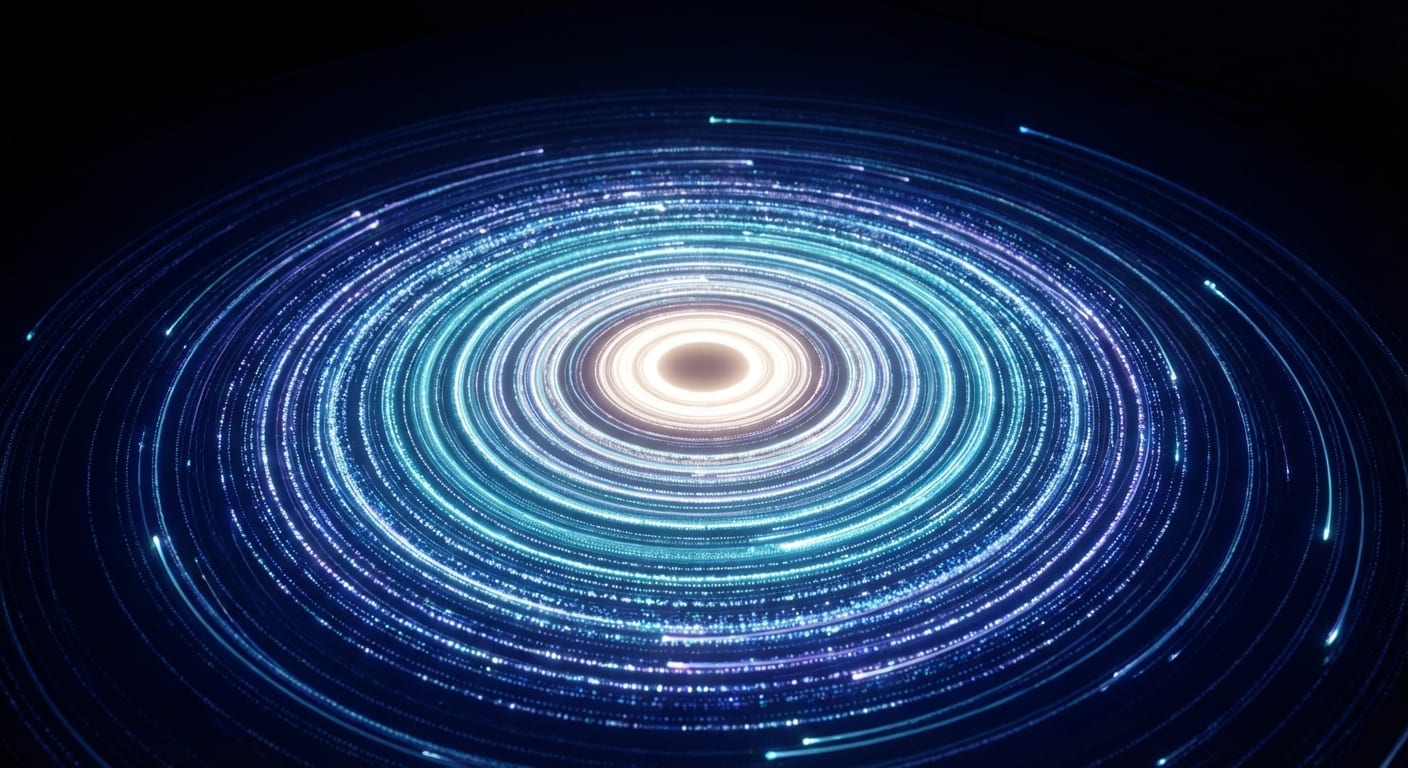 Wireless connectivity concentric rings visualization