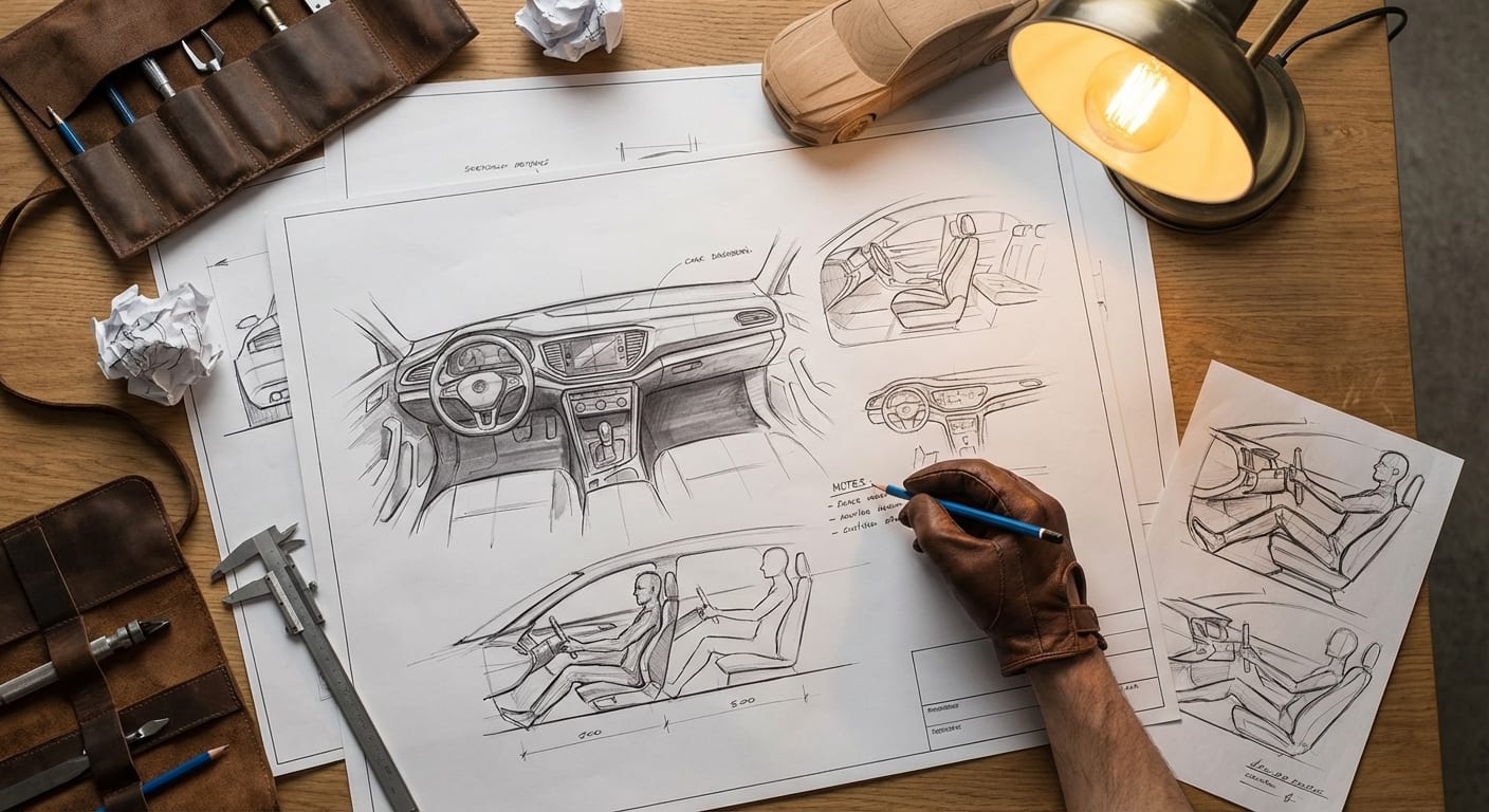 Automotive design desk