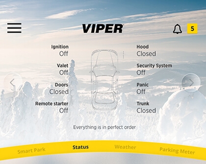 Directed smart start Viper screen